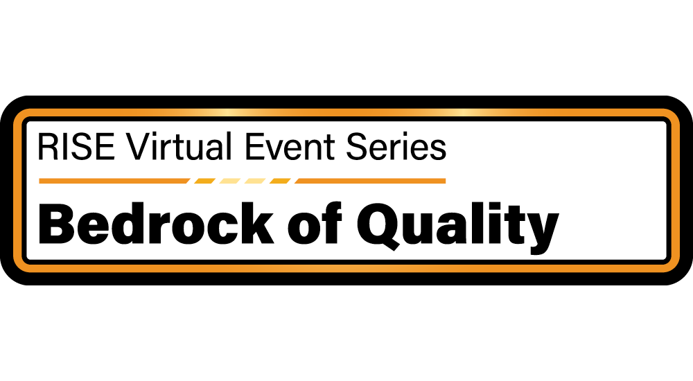 Bedrock of Quality Logo